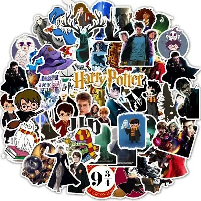 $7.99 • Buy Harry Potter Wizard Sticker Stickers 50 Pack Set Sticker Matte Finish Waterproof