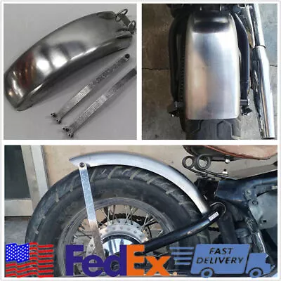 Motorcycle 1.4MM Steel Plate Rear Mudguard For Honda Shadow 400 600 VLX 400 600 • $106.89