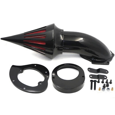 $87.93 • Buy Gloss Black Spike Air Cleaner Intake Kit For Yamaha Vstar V-Star 650 1986-2012