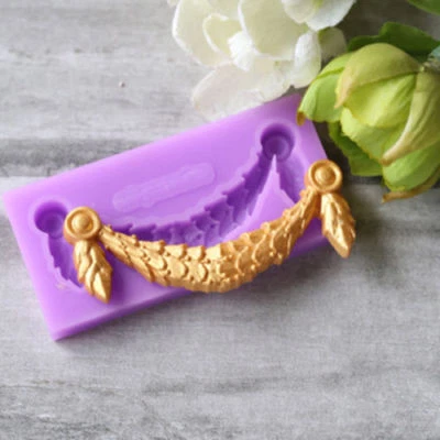 £2.59 • Buy Silicone Fondant Relief Baroque Mould Vintage Cake Border Sugar Paste Mold DIY