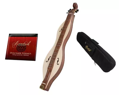 Roosebeck Mountain Dulcimer Solid Spruce 5-String + Gig Bag + Extra Strings Set • $394.95