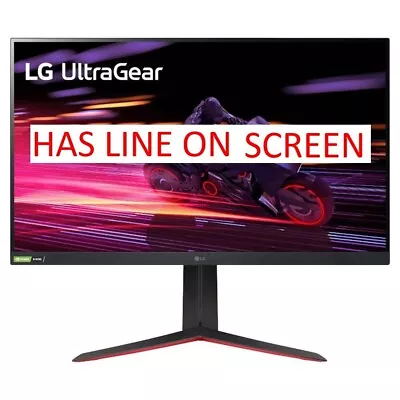 LG 32GP750-B  32  UltraGear Flat Gaming Monitor 16:9 QHD *LINE ON SCREEN* • $212