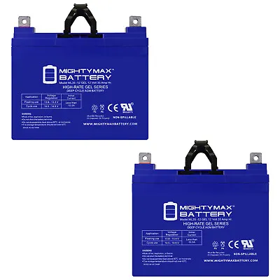 Mighty Max 12V 35AH GEL NB Battery Compatible With Power Vac 2100 - 2 Pack • $164.99