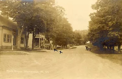 Old Waterville Vermont Photo Postcard  Main Street.   VT • $9