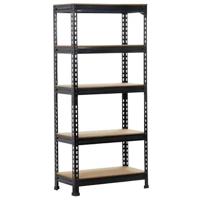 5 Tier Heavy Duty Metal Shelving Unit Garage Shed Storage Shelves • £29.99