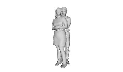 Printle S Couple 170--Young In Love Romantic Hug Figure For Dioramas Train Sets • $10