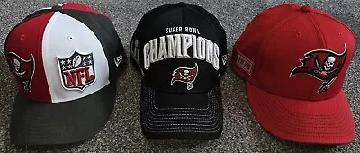 Tampa Bay Buccaneers NFL New Era Snapback Caps X3 - One Size • £25