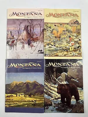 Montana The Magazine Of Western History Lot 4 2002 Summer Spring Winter Autumn • $7.95