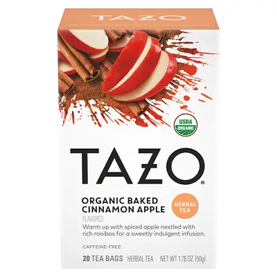 £9.49 • Buy Tazo Organic Baked Cinnamon Apple Herbal Tea