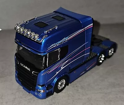 Tekno Bluestream Scania Longline Model Truck 1.50 Scale Similar To WSI Etc • £189.95