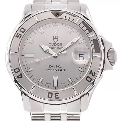 TUDOR Hydronaut Prince 89190P Date Silver Dial Automatic Men's Watch R#129587 • $1959.30