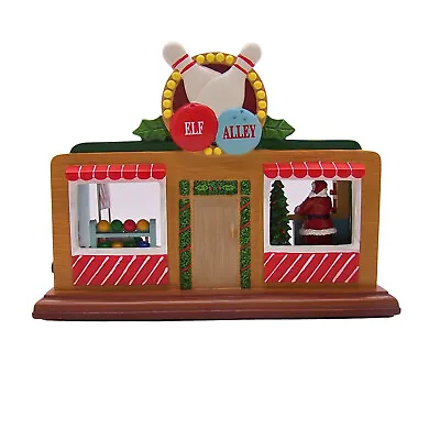 Christmas Themed Bowling Alley With Revolving ELF Musical Tabletop Decor • $49.95