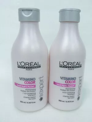 L'OREAL VITAMINO COLOR SHAMPOO 8.45 OZ (Lot Of 2) • $28