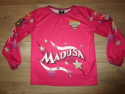 Madusa Debrah Ann Miceli Monster Jam Truck Shirt Child S 6-8 • $44.99