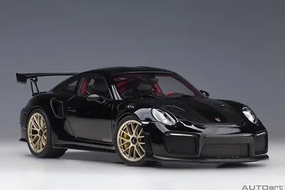 AutoArt 78186 PORSCHE 911 (991.2) GT2 RS Weissach Package 1:18 Auto Art BLACK • $179.10