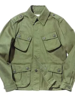 Jungle Jacket Military Paratrooper Cargo Coat Men's Multi Pocket Casual Tops New • £28.39