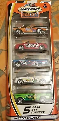 Matchbox Hero City Coffret Sports Mattel Wheels Diecast Cars 5 Pack - Box UP • $3.70