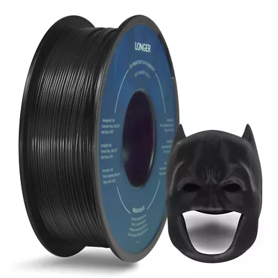 LONGER TPU Filament 1.75mm Flexible 3D Printer Consumables(Bla) 95A 1kg Spoo • $7.50