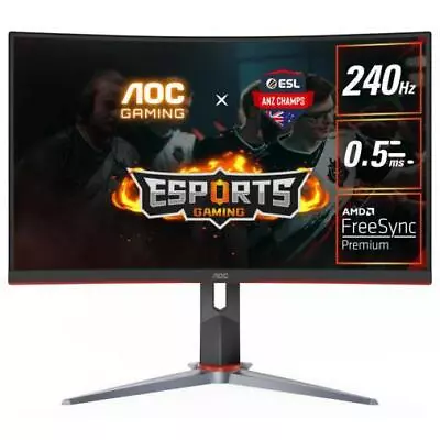 $423.72 • Buy AOC C27G2Z 27inch Curved VA 240Hz FreeSync Premium Gaming Monitor