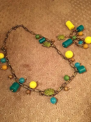 3a J. Crew Crystal Turtle Tortoise Necklace And Bracelet Euc  Rare • $99