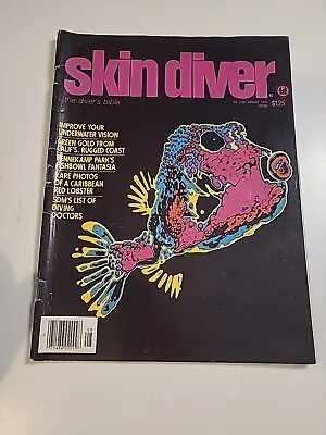 Skin Diver Magazine August 1976 Oahu Sunken Wwii Fighter Plane Squadron No Label • $9.49