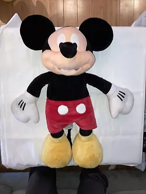 Disney Mickey Mouse Large Stuffed Plush Animal- Disney Store 26 In • $21.93