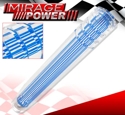 For Bmw 12  12X1.25mm Clear 3D Long Extended Dildo Shift Knob Short Throw Blue • $27.99