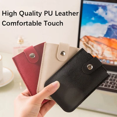 £3.84 • Buy Pull-out Type ID Card Holder Laminated Concealed Business Card Case  Women