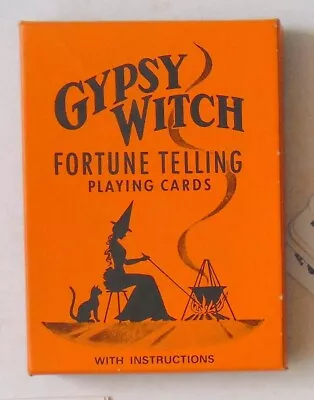 Vintage Gypsy Witch Fortune Telling Playing Cards Mint! Complete P5430 • $25