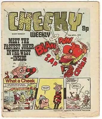 Cheeky Weekly Comic 15th April 1978 - Combined P&P • £1.25