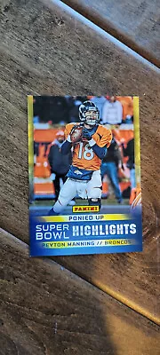 2014 Macys Panini Super Bowl Xlviii Card Peyton Manning Broncos Colts # Afc-pm • $12.99