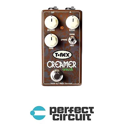 T-Rex Creamer Reverb Pedal EFFECTS - DEMO - PERFECT CIRCUIT • $114