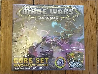 NEW Mage Wars Academy Core Set W/ 1st Print Run Promos - Board Card Game SEALED • $22.50