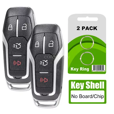 2 For 2015 2016 2017 Ford Mustang Key Fob Remote Case Shell 4 Buttons 164-R8109 • $17.95