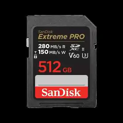 SanDisk 512GB Extreme PRO SDXC UHS-II Memory Card - SDSDXEP-512G-GN4IN • $139.99