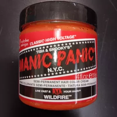 Manic Panic Hair Dye Semi-Permanent Hair Color 4oz ( Wildfire)!!! • $11.51