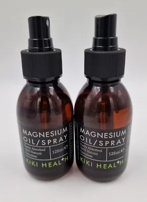 2 X KIKI Health Magnesium Oil Spray - 125ml • £14.99