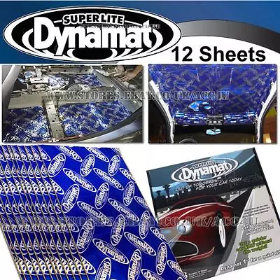 £189 • Buy Dynamat Superlite Car Floor Sound Proofing Deadening 18 X32  12 Sheets Bulk Pack