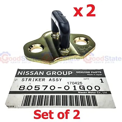GENUINE Nissan Patrol GQ Y60 Navara D21 Door Lock Striker Plate X2 • $80.29
