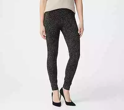 Susan Graver Weekend Printed Stretch Leggings Womens Small S LCL32 • $19.99