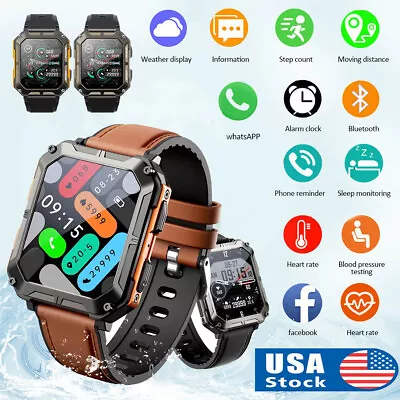 Waterproof Men Smart Watch Military Tactical Watch Outdoors For Android & IPhone • $31.99