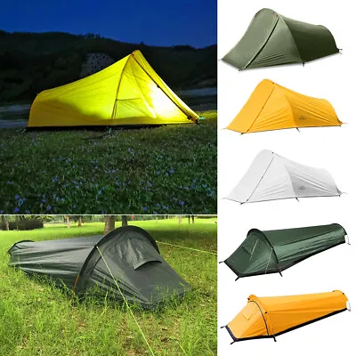 Outdoor Teepee Tent Camping Backpacking Waterproof Tent Hiking Sleeping Bags  • $75.99