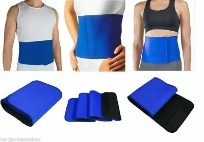 Slimming Belt Fat Burner Cellulite Exercise Waist Sweat Body Shapper Wrap • £6.59