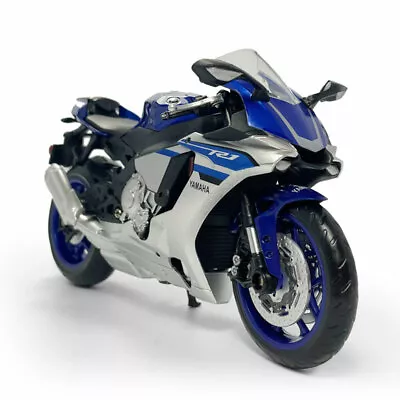 1:12 Scale Yamaha YZF-R1 Model Diecast Motorcycle Toys For Boys Kids Gifts Blue • £25.25