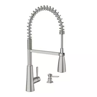 Moen Reza 199748SRS Spot Resist Stainless One Handle Pull Down Kitchen Faucet • $145.95