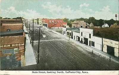 A View Of Main Street Looking North LaPorte City IA • $9.95