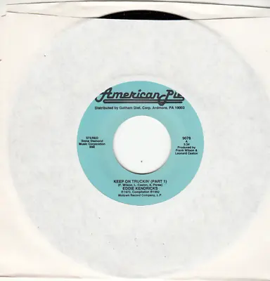 Eddie Kendricks - Keep On Truckin' + Velvelettes - Needle- Mint Reissue 45 - New • $5.59