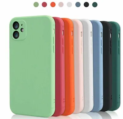 £3.95 • Buy Case For IPhone 13 12 11 Pro XS Max X XR XS 7 8 6 Plus SE 2 Silicone Cover