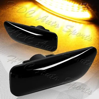 For Volvo S60 S80 V70 XC70 XC90 MK1 Smoke Lens Amber LED Side Marker Lights Lamp • $16.99