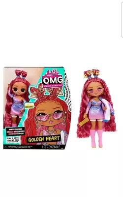 L.O.L. Surprise! O.M.G. Golden Heart Fashion Doll With Multiple Surprises And Fa • £19.99